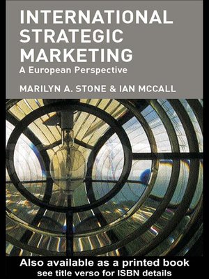 cover image of International Strategic Marketing